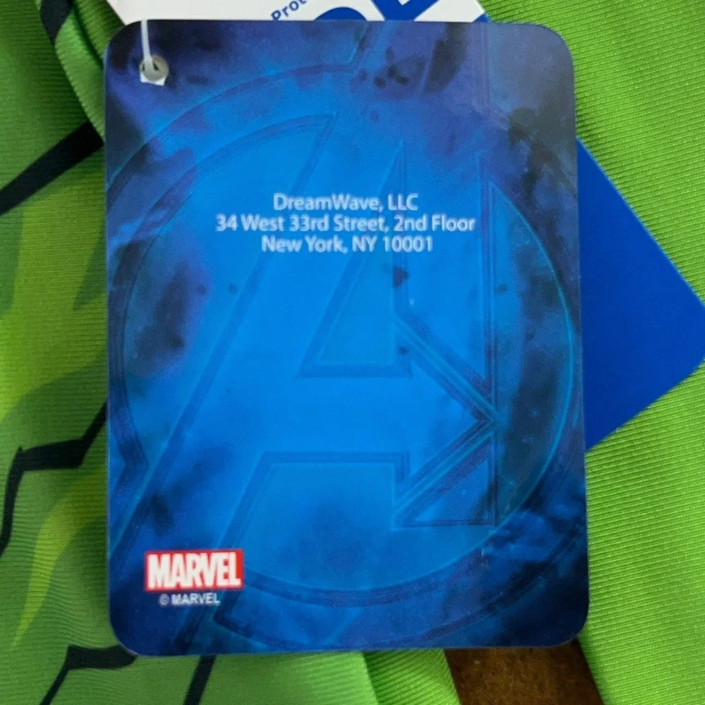 Marvel Boys 2T Green Hulk Avengers UPF 50+ Rash Guard Swim Shirt NWT